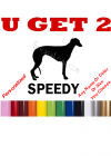 Personalized Greyhound Decal